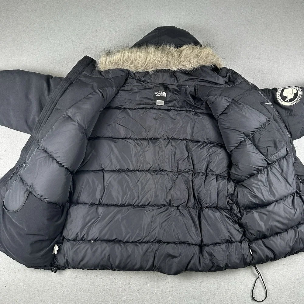Vintage Y2K The North Face McMurdo Parka Jacket Men's‎ 3XL Black Faux Fur Down